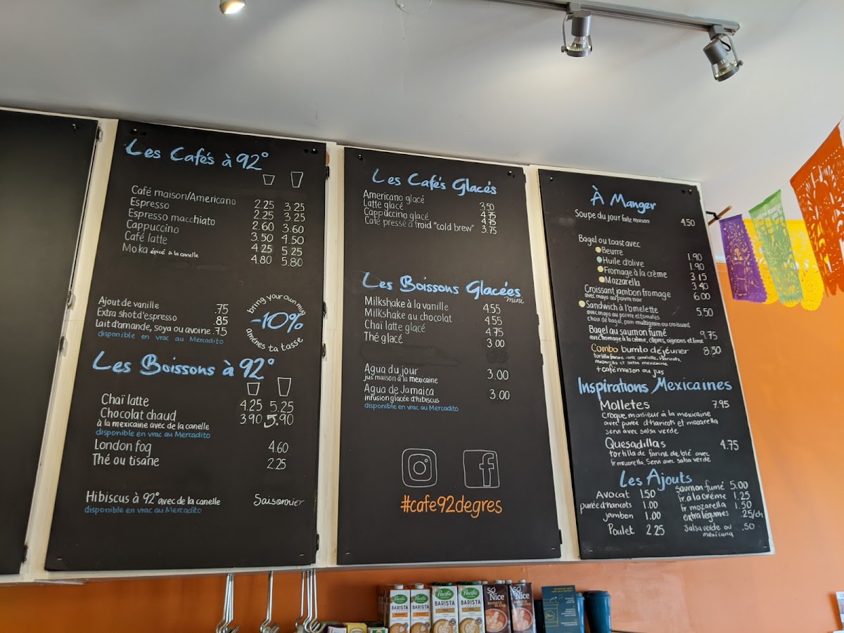 Café 92 degrés Menu - Image 4